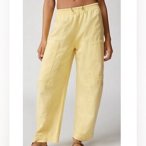BDG Light Yellow Women's Cargo Joggers